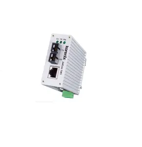 Korenix JetCon 1301-s endüstriyel Ethernet tek modlu Fiber dönüştürücü