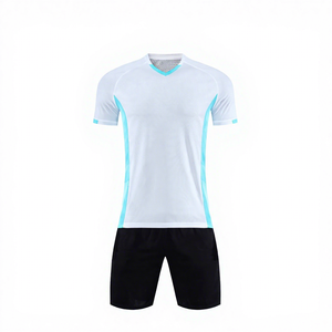 Custom Adult Football Jersey Set 100% Polyester Quick Dry Sublimation Soccer Uniform Short Sleeve Personalized Team Kits OEM Who - Product Image 2