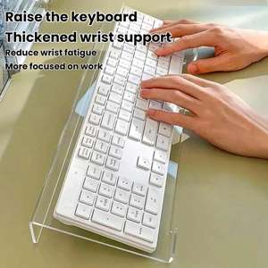 Soporte de Escritorio Acrílico para Teclado, <span class=keywords><strong>Estante</strong></span> para Computadora y Soporte para Escritura, Precio de Fábrica - Product Image 3