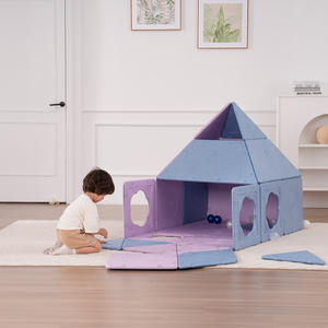 Jouet pour enfants Asweets, 18 pièces, EPP, tableau magnétique, tuiles magnétiques, panneaux de construction de fort magnétique - Product Image 5