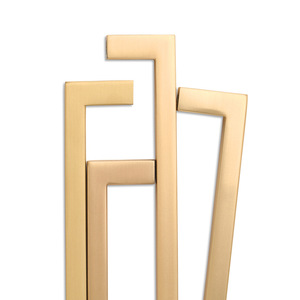 224mm Modern High Quality Modern Simple <b>Handle</b> <b>Copper</b> Brushed Light Luxury Cabinet Closet Drawer <b>Handle</b> - Product Image 5