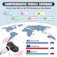 LAUNCH RF-SENSOR TSENSOR 2-en-1 315MHz & 433MHz TPMS Pas besoin de réapprendre la programmation Couvre plus de 98% des modèles