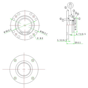 LS66G-1-R4 <span class=keywords><strong>Tweeter</strong></span> Vòm Vải Lụa Màu Đen 4Ohm <span class=keywords><strong>10W</strong></span> 2.5 Inch 90dB 6.32V - Product Image 3