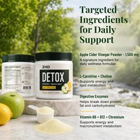 Poudre de soutien au métabolisme et à la digestion |   1500mg ACV L-Carnitine Choline Chromium |   Saveur Pomme Citron |   30 portions 180g