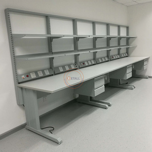 带抽屉防静电工作站ESD工作台的车间流水线工作台 - Product Image 3