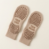Chaussettes de yoga en tricot personnalisées, couleurs personnalisées, antibactériennes, séchage rapide, respirantes, logo personnalisé, silicone, enfants, jeunes, femmes, Pilates