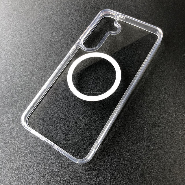 Crystal Clear Magnetic Phone Case for iPhone 15 Pro Max Shockproof TPU PC Clear Transparent Back Cover for iPhone 15 14 13 12