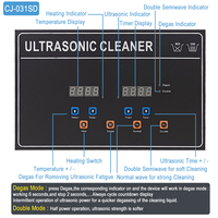 Nettoyeur à ultrasons portable 6L pour disques vinyles, dégazage à chaud, compatible prises US 110V/220V et EU