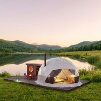 Tente de bulle préfabriquée anti-moisissure, tente dôme igloo, tente d'événement, glamping