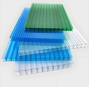 プラスチックパネル4x8ft透明ポリカーボネートシート温室効果屋根用 - Product Image 1