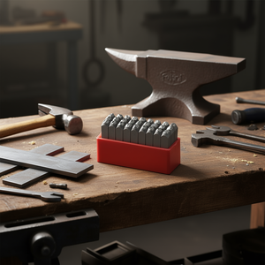 Juego de Punzones para Letras Fervi Hrc 58-60, Herramientas de Estampado de Metal para Trabajos en Metal - Product Image 3