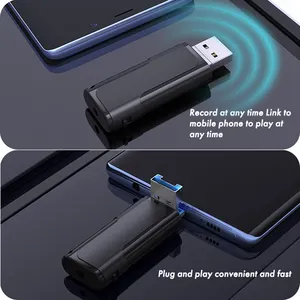 Aomago USB-A Micro USB диктофон гаджеты шумоподавление одним нажатием кнопки записи OTG usb-кабель с брелком для зарядки передачи и цифровой диктофон