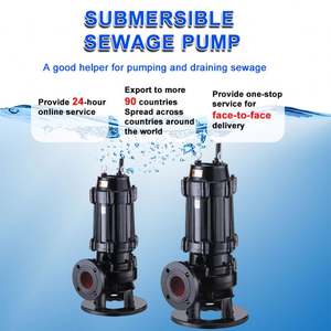 WQ Non-Clogging 4 Inch Dirty 20hp Sewage <b>Sludge</b> <b>Pump</b> Diesel Self Priming Submersible Sewage <b>Pump</b> With Cutter - Product Image 5