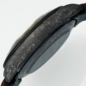 Montre pour homme luxueuse sur mesure avec mouvement mécanique, réserve de marche de 22 mm, cadran à aiguille des heures, boîtier en verre saphir - Product Image 3