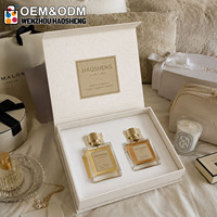 Boîte d'emballage magnétique en carton rigide pliable de luxe avec logo personnalisé, boîte magnétique pour parfum, emballage cadeau