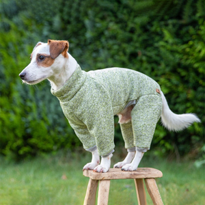 Qiqu suministros para mascotas personalizado nuevo diseñador de lujo pequeño mediano grande <span class=keywords><strong>Jack</strong></span> Russell <span class=keywords><strong>Terrier</strong></span> ropa cálida invierno perro cuello alto polar - Product Image 1