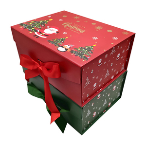 <span class=keywords><strong>2025</strong></span> mới món quà giáng sinh hộp giấy tính năng từ giáng sinh bao bì và tùy chỉnh lá vàng dập nổi và đóng dấu biểu tượng - Product Image 1