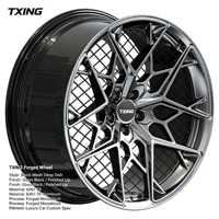 Jantes forgées concaves en alliage d'aluminium de haute qualité, 16-22 pouces, design personnalisé Hyper Black Mesh, nouvelles 40mm 25mm 30mm