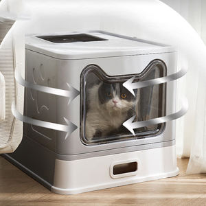 Kunden spezifische Katzenstreu aus Edelstahl mit Schubladen Große Kapazität NON-STICK Katzen toilette aus Edelstahl - Product Image 3