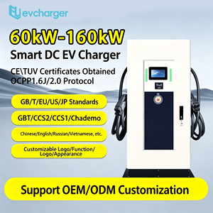 Station de recharge commerciale au sol de 160 kW, chargeur de voiture électrique, chargeur rapide DC pour bus électrique - Product Image 1