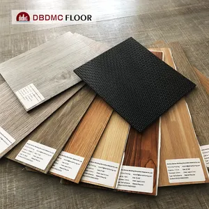 Commercial de luxe en Pvc plancher de vinyle ignifuge 4mm 5mm plancher Lvt Avec Installation Facile