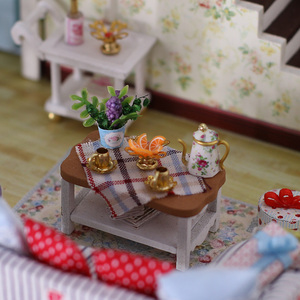Know Me Factory DIY Miniature Doll House 1:24 Artisanat en bois Comprend un ensemble de meubles pour les enfants - Product Image 2