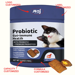 OEM Cat Probiotic Crunchy & Creamy Chews - Snack Croccanti e Cremosi per Gatti, Integratore per la Salute Digestiva e il Sollievo dalla Stitichezza, con Zucca - Product Image 2