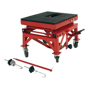 Table élévatrice de <span class=keywords><strong>voiture</strong></span> hydraulique Capacité de 300 lb Élévateur à ciseaux de <span class=keywords><strong>moto</strong></span> <span class=keywords><strong>avec</strong></span> pont large - Product Image 3