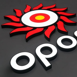 Caisson lumineux LED Faceklit <span class=keywords><strong>3D</strong></span> personnalisé pour projecteur de porte de panneau immobilier et projets automobiles pour entreprises - Product Image 1