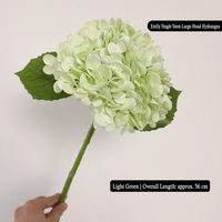 Bouquet de fleurs artificielles en hydrangea en soie, ultra-réaliste, au toucher doux et hydratant, pour la mise en scène de mariages