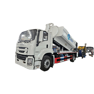 Japan 6X4 4x2 Giga Sewer Cleaner Jetter and Sewer Jetter Cleaning Truck 12000 Liters Combination jet truck - Product Image 1