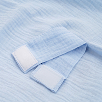 Kangobaby Mousseline 100% Coton Poussette Pare-Soleil Siège Auto Auvent Bébé Couverture Multifonction Solide Motif