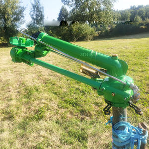 在庫あり 人気の金属製農業灌漑用高射程20-41m 1.5インチメス型大型レインガン散水機360度ギア駆動 - Product Image 4