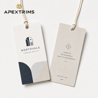 Étiquettes suspendues APEX, logo de marque, étiquettes personnalisées imprimées, fabricant d'étiquettes suspendues, design personnalisé, étiquettes suspendues en papier personnalisées pour vêtements et maillots