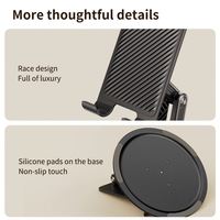 Support de tablette de bureau populaire X88plus, support de tablette pliable compact, support portrait/landscape pour le divertissement