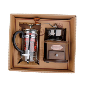 Ensemble cadeau promotionnel <span class=keywords><strong>de</strong></span> luxe, haut <span class=keywords><strong>de</strong></span> gamme et pratique, ensemble <span class=keywords><strong>de</strong></span> moulin à <span class=keywords><strong>café</strong></span> français comprenant un moulin à grains <span class=keywords><strong>de</strong></span> <span class=keywords><strong>café</strong></span> et une cafetière à piston - Product Image 5