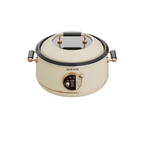 Casserole électrique AUX 5L ronde avec revêtement antiadhésif pour usage domestique général - Product Image 3