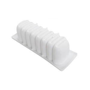 Darklight Silicone Bake Mold Long Strip Finger Biscuit Oven Cake Mould Bakeware Fingers <b>Puff</b> Ice Cube Tray Customizable Size - Product Image 6