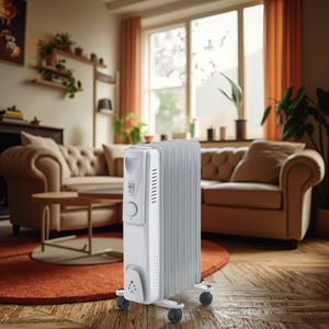 5 7 9 11 13 핀이있는 전기 오일 히터 실내 가정용 휴대용 독립형 라디에이터 과열 보호 가열" - Product Image 3