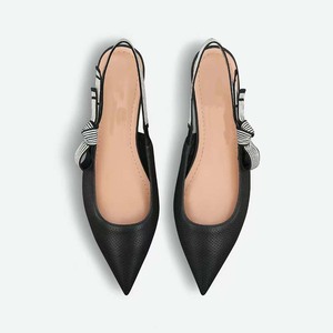 <span class=keywords><strong>Sandali</strong></span> da donna di fascia alta con plateau Slip-On <span class=keywords><strong>bianchi</strong></span> a punta con fiocco laterale cavo stile Outdoor per la primavera estate - Product Image 4