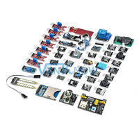 Kit de Módulos de Sensores 37 en 1, Programación de Varios Sensores, Aprendizaje de Módulos de Sensores, Kit de Inicio con 45 Módulos de Sensores