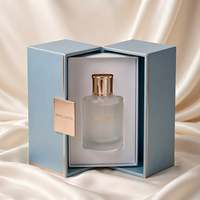 Boîte cadeau personnalisée pour huiles essentielles, boîte à couvercle rabattable, boîte cadeau en papier pour les fêtes, sur commande, boîte cadeau à double porte