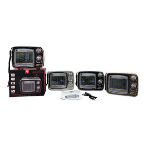 Radio Vintage recargable Multibanda con batería integrada, equipo de sonido de estilo clásico de TV, altavoz Retro BT, receptor mundial - Product Image 4