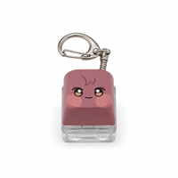 Wholesale Custom Keyboard Keychain Acrylic Keycap Keyring OEM ODM Factory Manufacturer