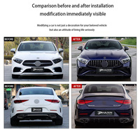 Pièces de carrosserie pour Mercedes-Benz CLS W257 2018-2024, mise à niveau vers le style CLS53 AMG, kit de carrosserie extérieur complet
