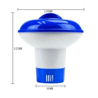 Distributeur de chlore flottant de 5 pouces pour piscines, matériau PP pour comprimés de 1,5 pouces, outils et accessoires pour piscines