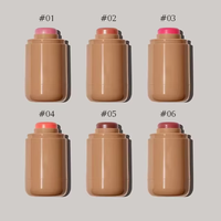 Blush multi-stick monochromatique Vegan Cheek à haute teneur en pigment pour les lèvres et le contrôle