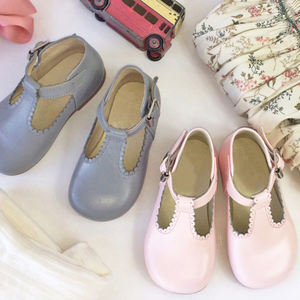 Ultimo Design all'ingrosso Hot T-bar Toddler Shoes Cute Girls Winter Dress coreano Top Fashion Boots Princess Kids Mary Jane Shoes - Product Image 4