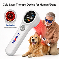 Appareil de thérapie laser LLLT vétérinaire portable 1760mW pour les maladies articulaires dégénératives chez le chien et la cicatrisation des plaies