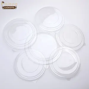 Hot Sale Flat/dome Lids Disposable Ps Pp Pet Paper Plastic Lids For Cups Bowls And Food Containers